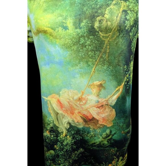 Cacofonia Milano The Swing Art Print Shirt Size Medium - Picture 3 of 9